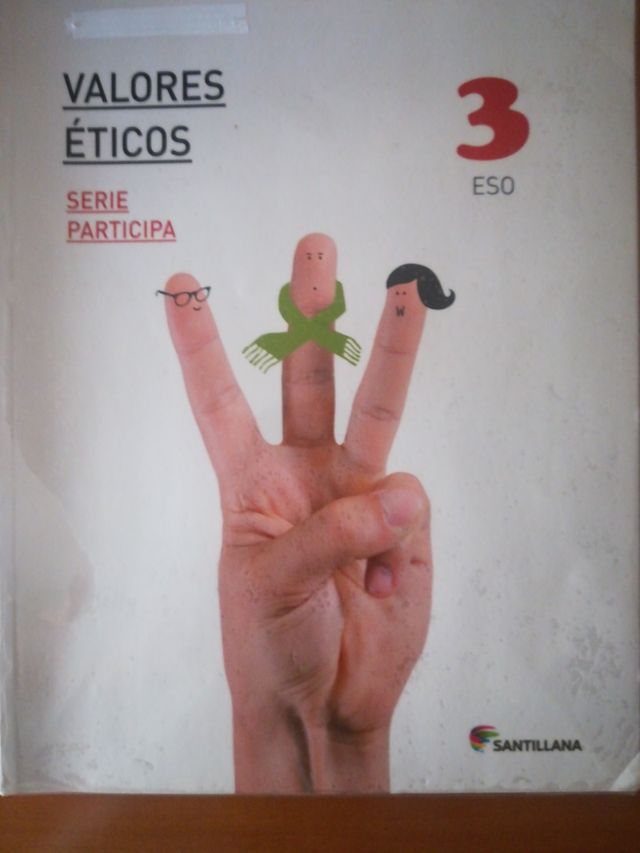 3°ESO: Libro valores éticos 