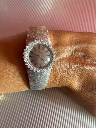 Muy Antiguo E Impecable Reloj Bulova Dama Oro Blanco 14k Muy Antiguo E Impecable Reloj Bulova Dama Oro Blanco 14k