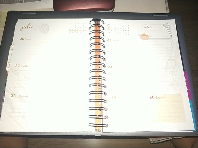 Agenda Recetario MasterChef 2020