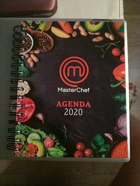 Agenda Recetario MasterChef 2020