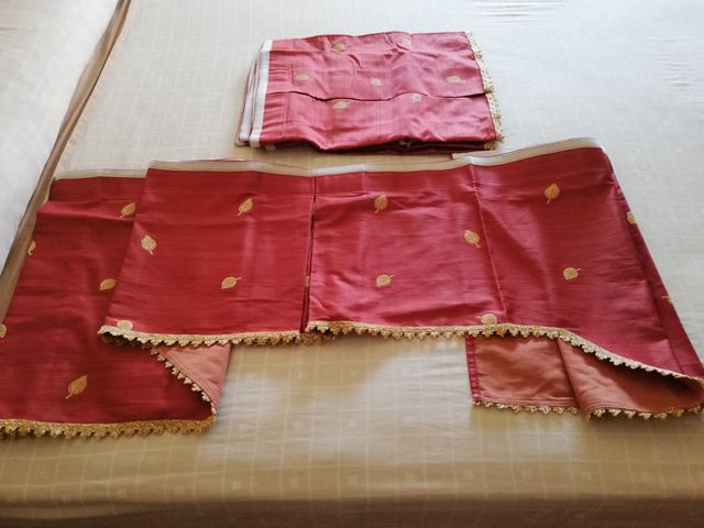 2 Caídas de cortinas para salón 