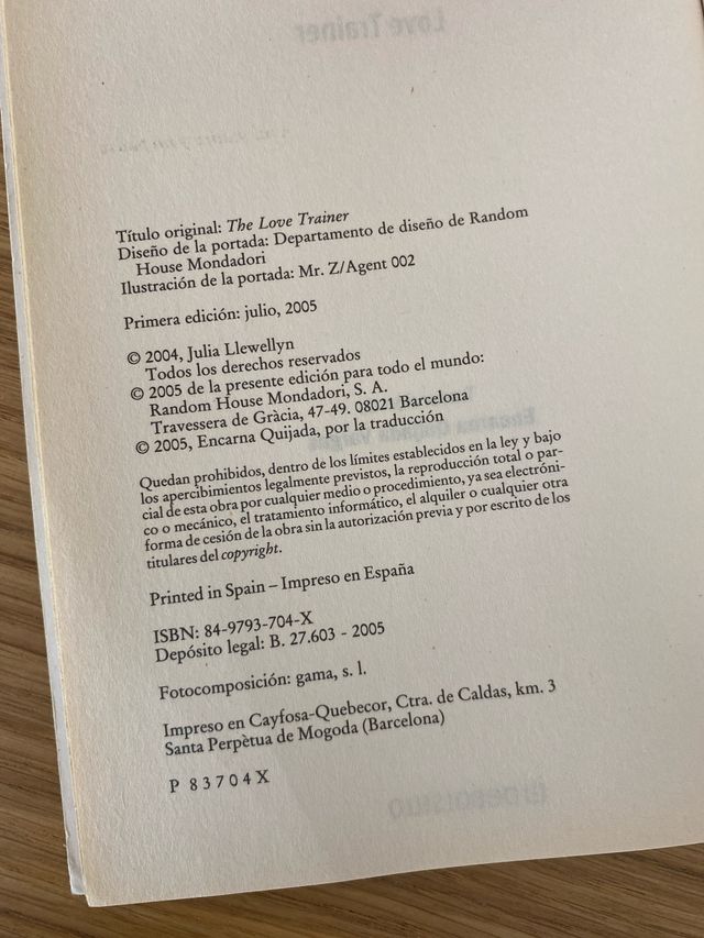 "Love trainer". Julia Lewellyn