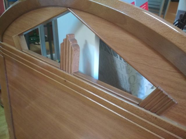 Cabezal de cama de madera 90 cm