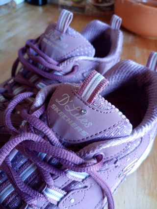 skechers highlights mujer purpura