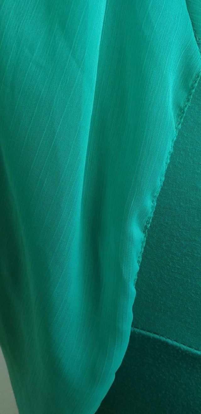 Vestido verde turquesa