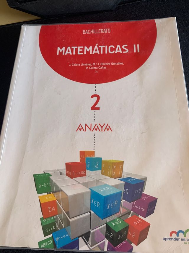 Matemáticas II. Editorial Anaya