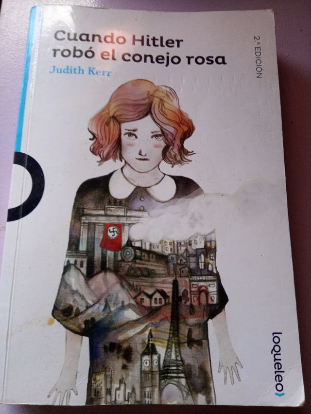 Libro de lectura cuando hitler robo el conejo rosa