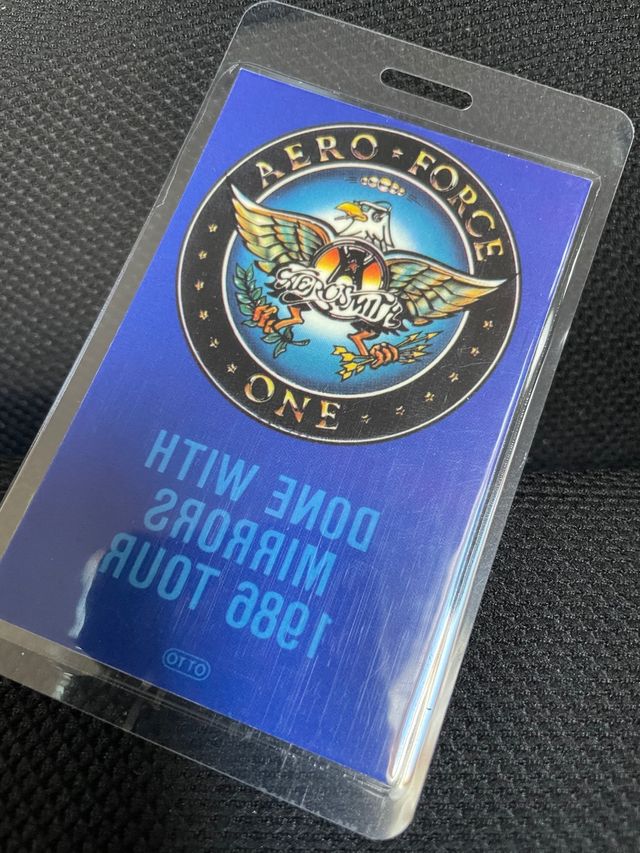 AEROSMITH lote 2x backstage passes
