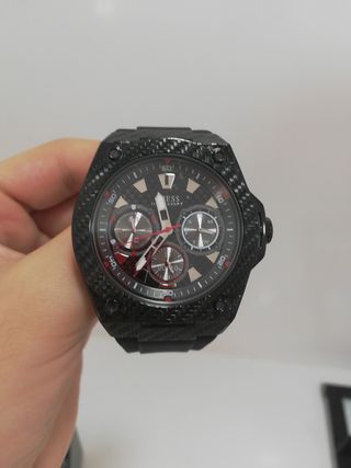 Reloj Guess negro de segunda mano en Barcelona en WALLAPOP guess cambiar pila reloj tapa presion