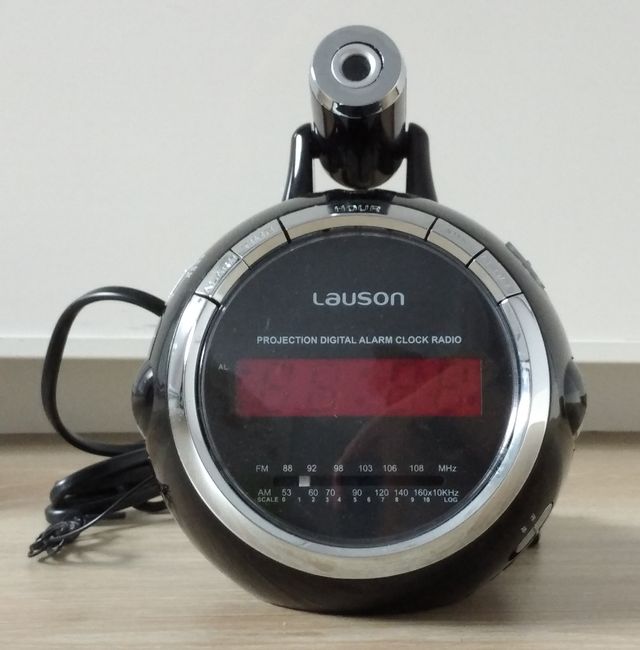 Radio Despertador con proyector
