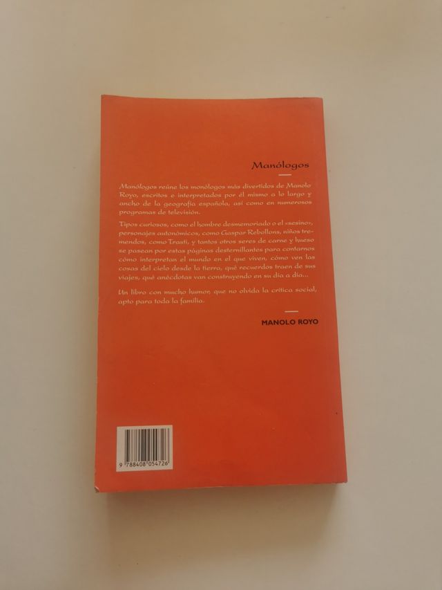 MANOLOGOS MANOLO ROYO.