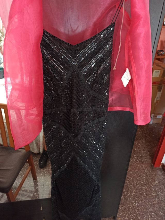 vestido de tirantes + chaquetilla