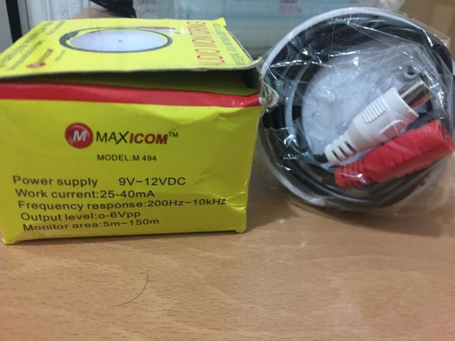 Nuovo microfono di monitoraggio audio