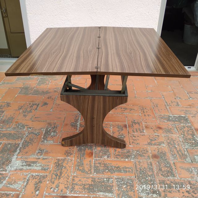 Mesa tipo libro, años 60