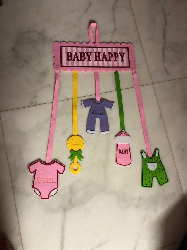 Colgante decorativo para bebes o fiestas embarazo