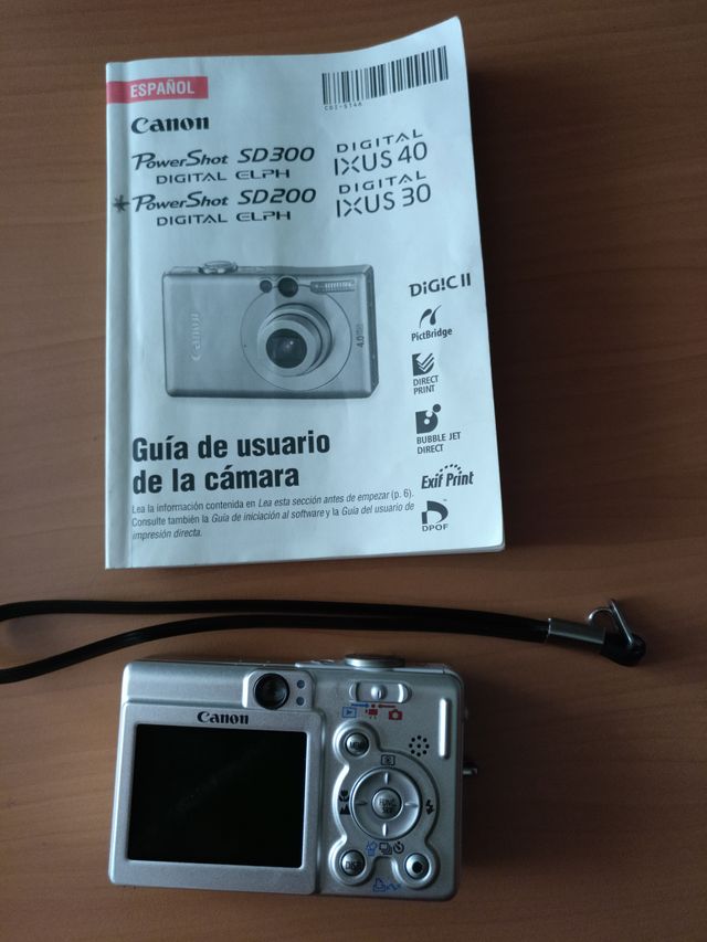 CAMARA FOTOS CANON POWERSHOT SD200 de segunda mano por 80 EUR en Madrid