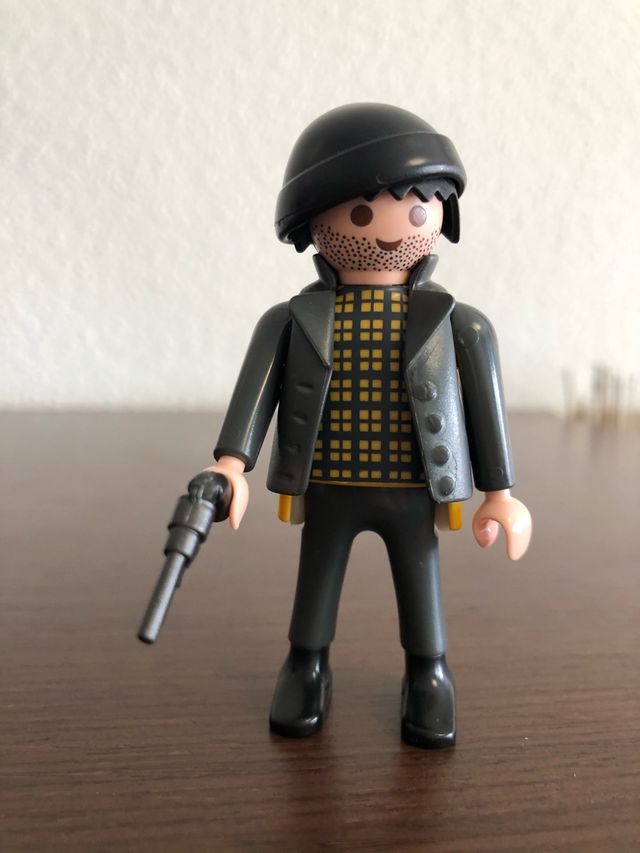 Playmobil moto policía