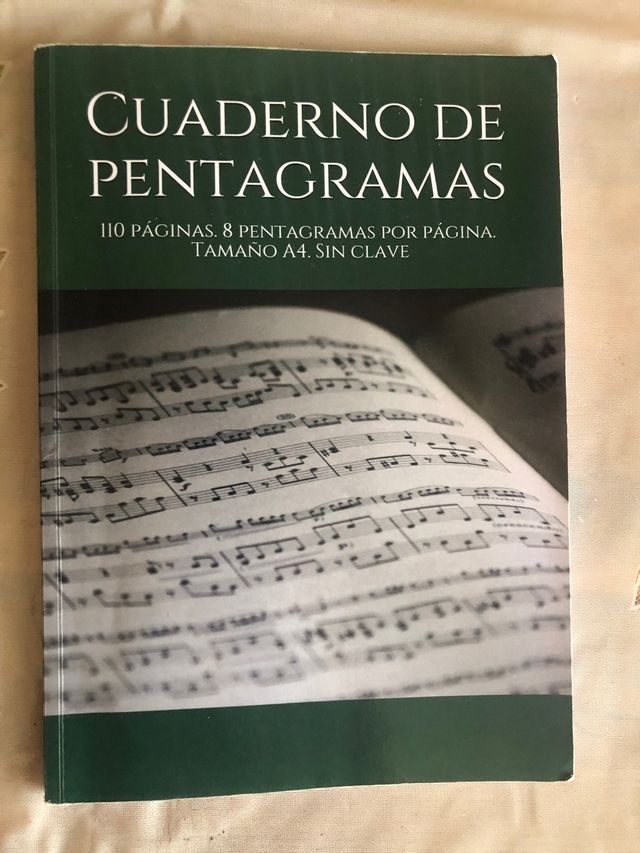 Cuaderno de Pentagramas: 110 páginas