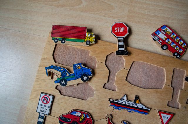 Puzzle madera para niños