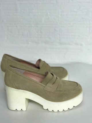MOCASINES PIEL TACÓN OXYGENO T.38