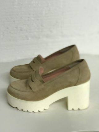 MOCASINES PIEL TACÓN OXYGENO T.38