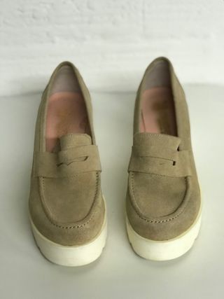 MOCASINES PIEL TACÓN OXYGENO T.38