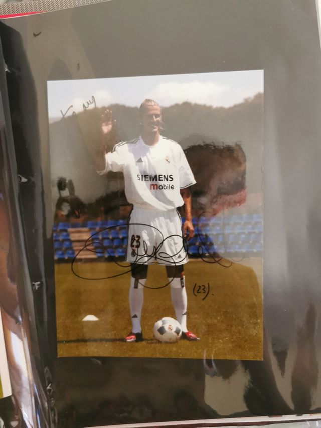 AUTÓGRAFO REAL MADRID