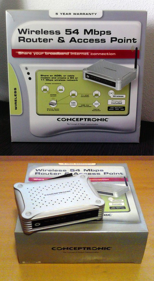 Router wifi marca Conceptronic