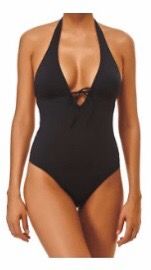 Bañador negro mujer