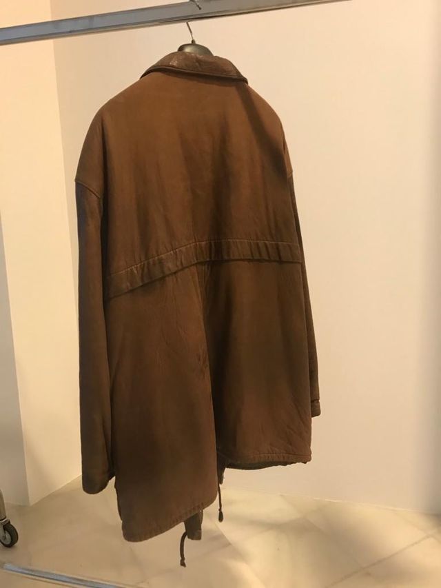 Abrigo cazadora cuero Ferrusola