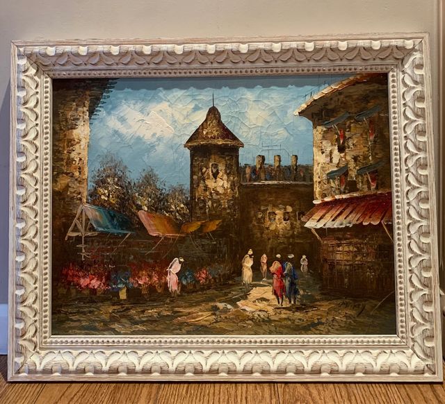 Precioso óleo enmarcado