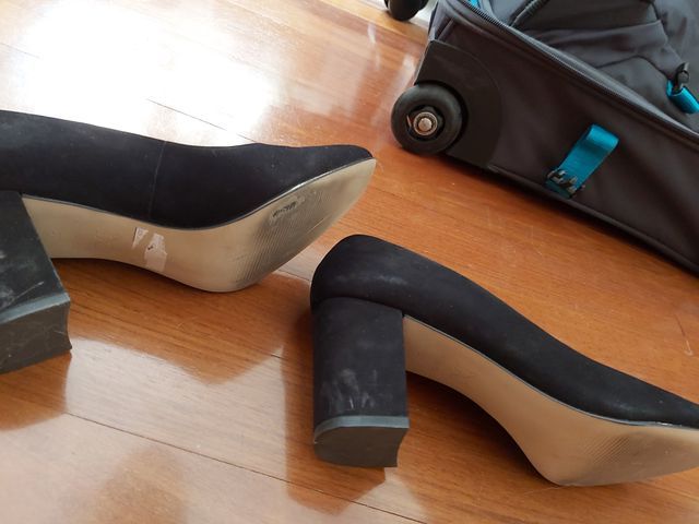 Zapatos André tacón mujer negros 39