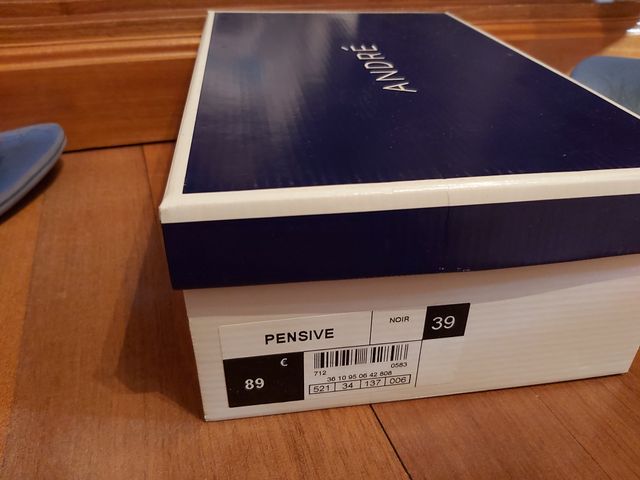 Zapatos André tacón mujer negros 39