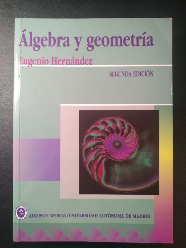 Algebra Lineal Y Geometria Eugenio Hernandez Pdf