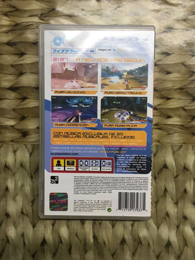 Juego PSP Wipeout Pure