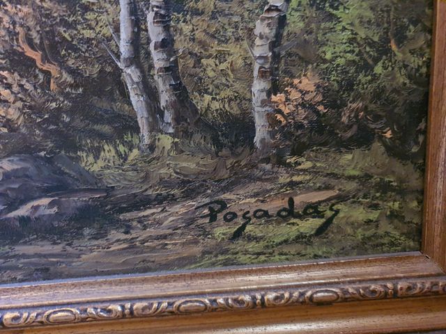 Dipinto paesaggio di grande formato