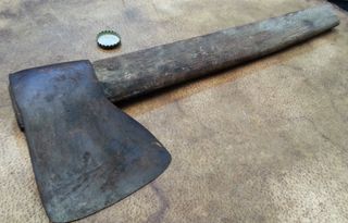 Hacha de marcas de estilo antiguo corto 33CM
