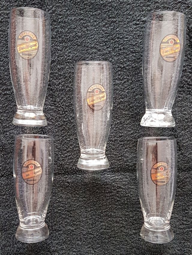 vaso cerveza San Miguel