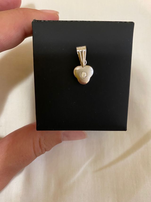 Colgante plata con circonita.