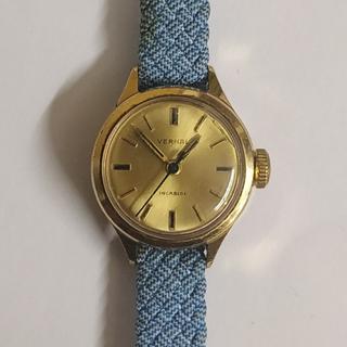 Reloj de pulsera de cuerda chapado en oro - Vernal
