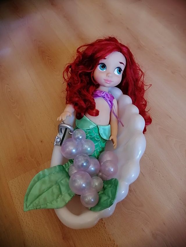 Ariel set deluxe bañera la sirenita