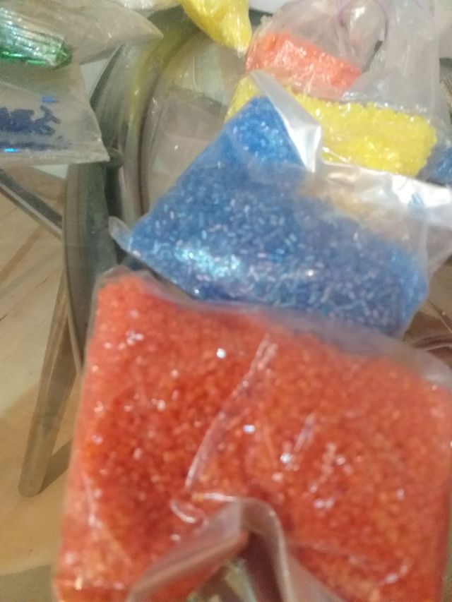 Canutillo granito piedrecitas para fiesta