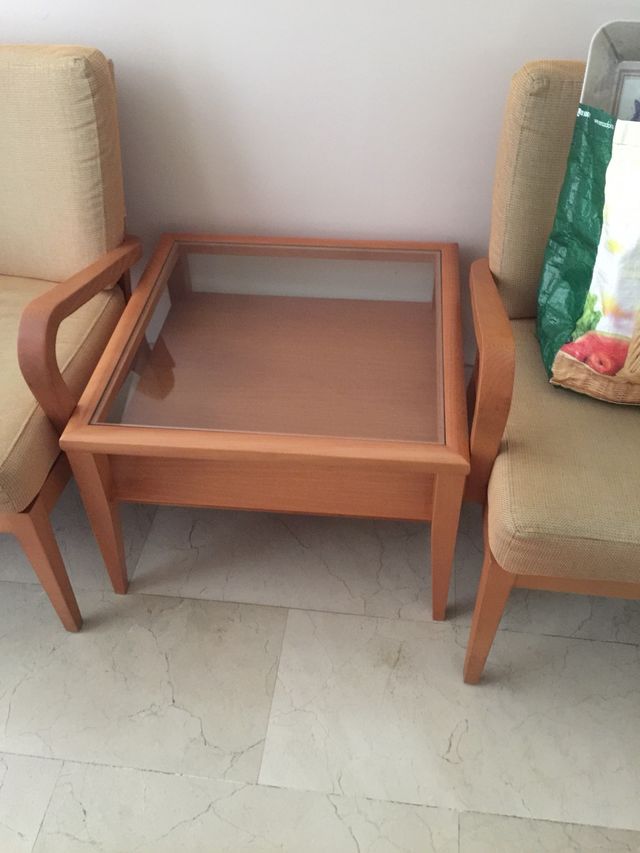 Mesita auxiliar 60x 60 Alt:40cm