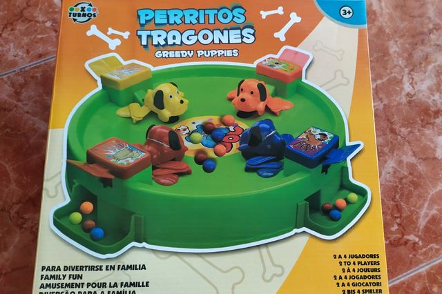 Perritos tragones, juego de mesa.