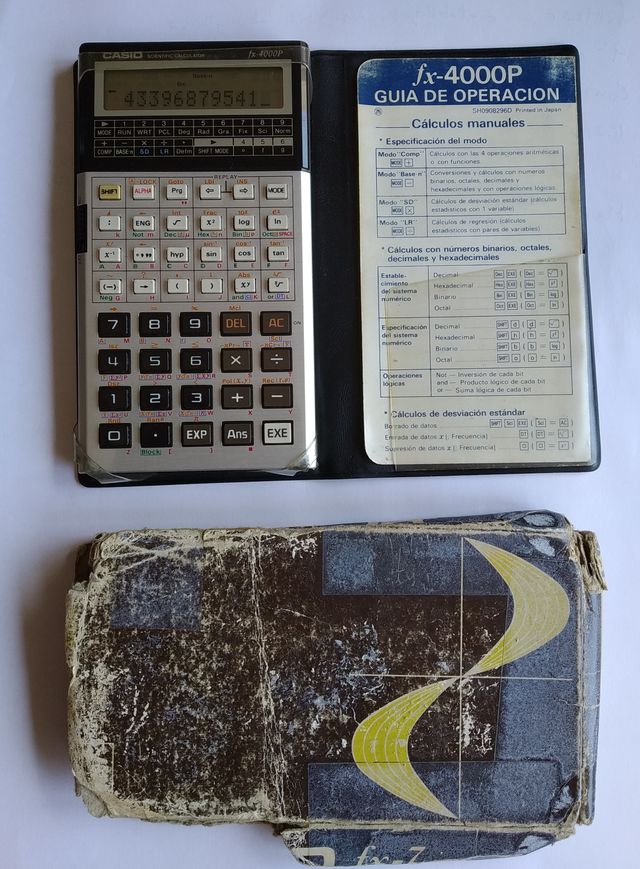 CALCULADORA CIENTÍFICA PROGRAMABLE CASIO FX 4000P