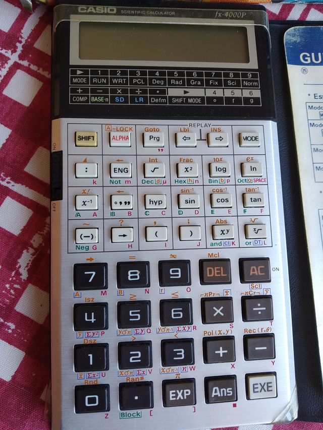 CALCULADORA CIENTÍFICA PROGRAMABLE CASIO FX 4000P