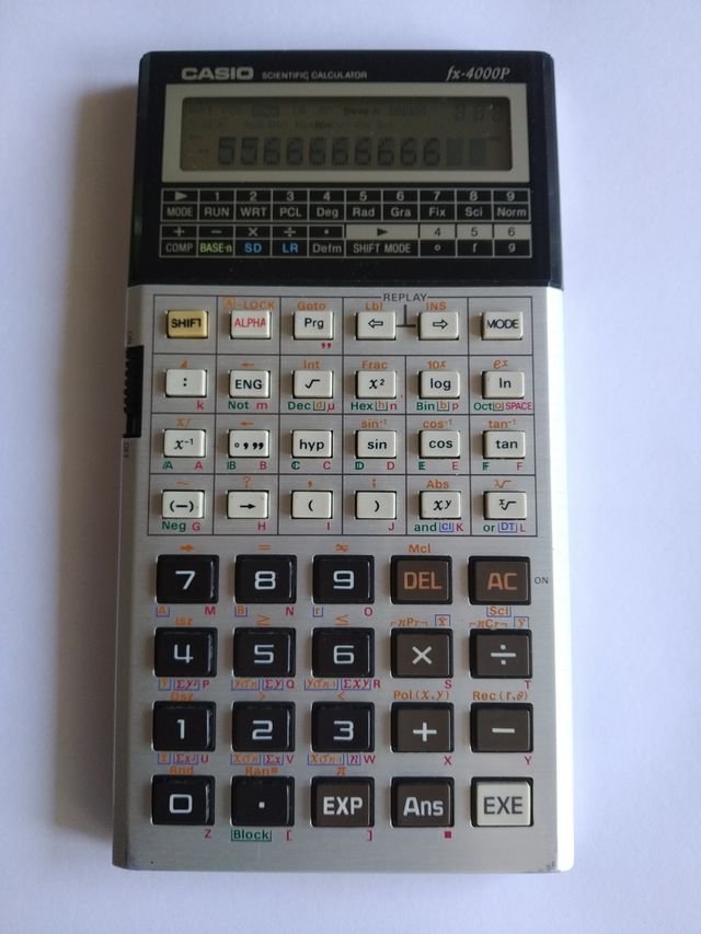 CALCULADORA CIENTÍFICA PROGRAMABLE CASIO FX 4000P