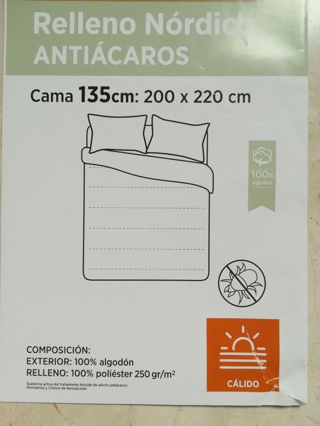 Relleno Nórdico Antiácaros NUEVO