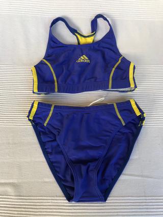 BIKINI PISCINA AZUL  ELÉCTRICO ADIDAS T.38 nuevo