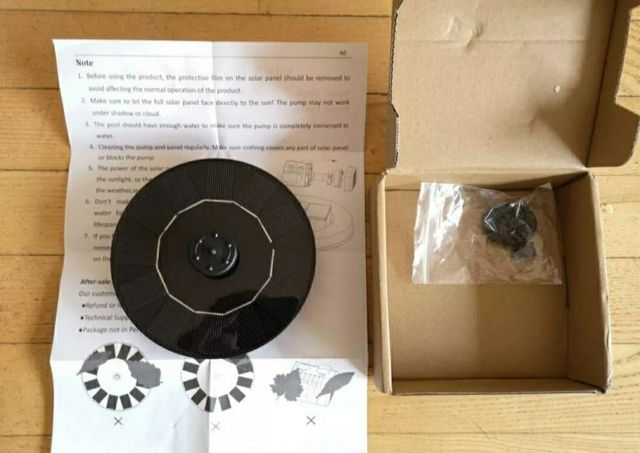 Fuente de agua solar de segunda mano por 20 € en Las Rozas de Madrid en